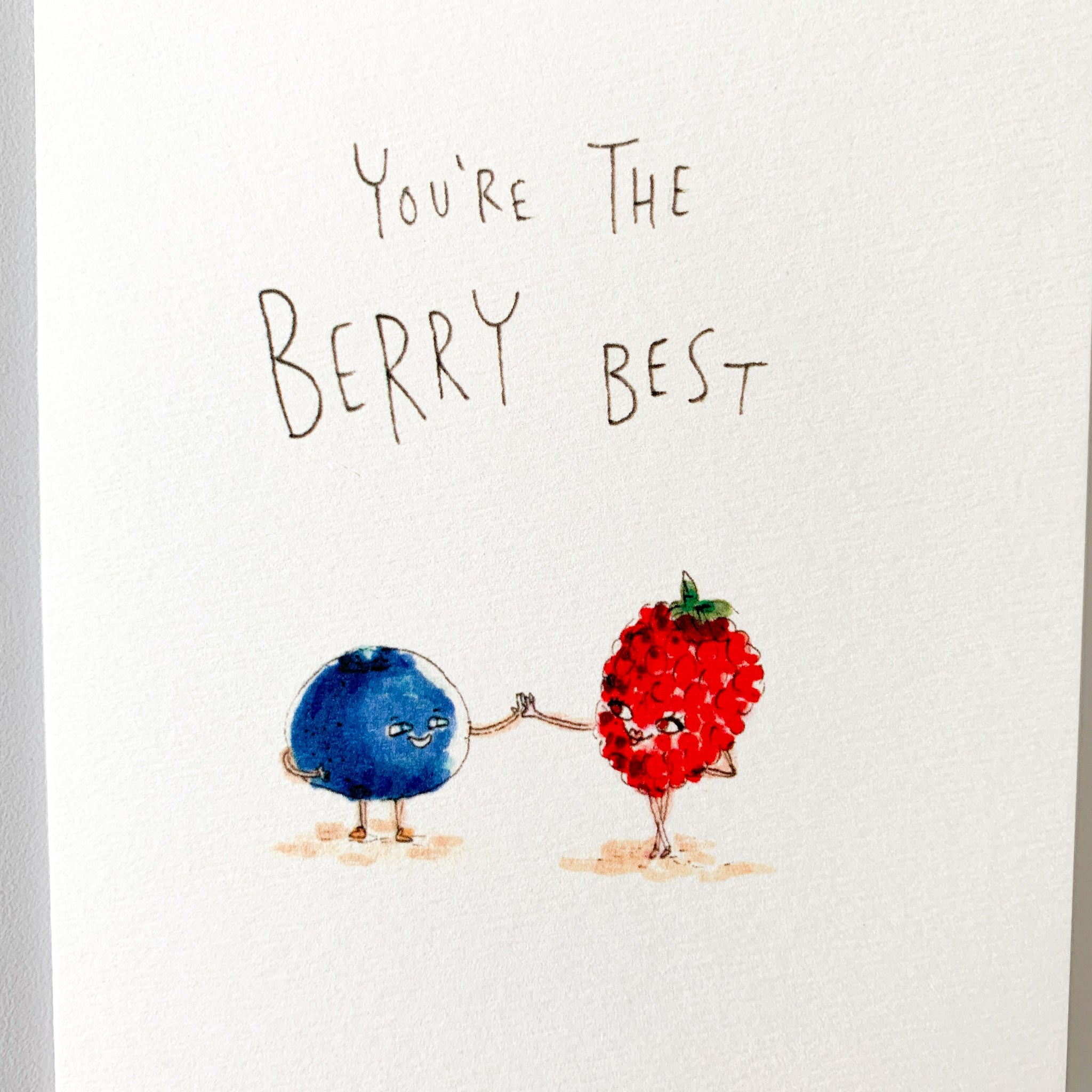 You're The Berry Best | unique card | lovely card |" hand-made card  