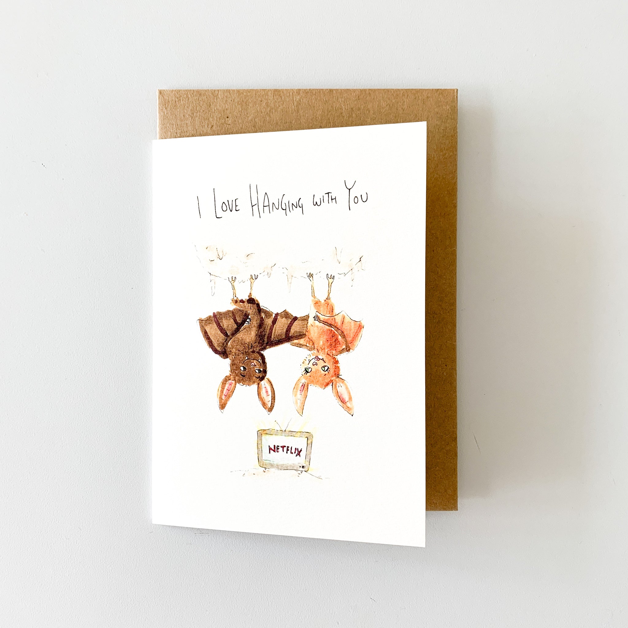 I Love Hanging With You | lovely card | unique card