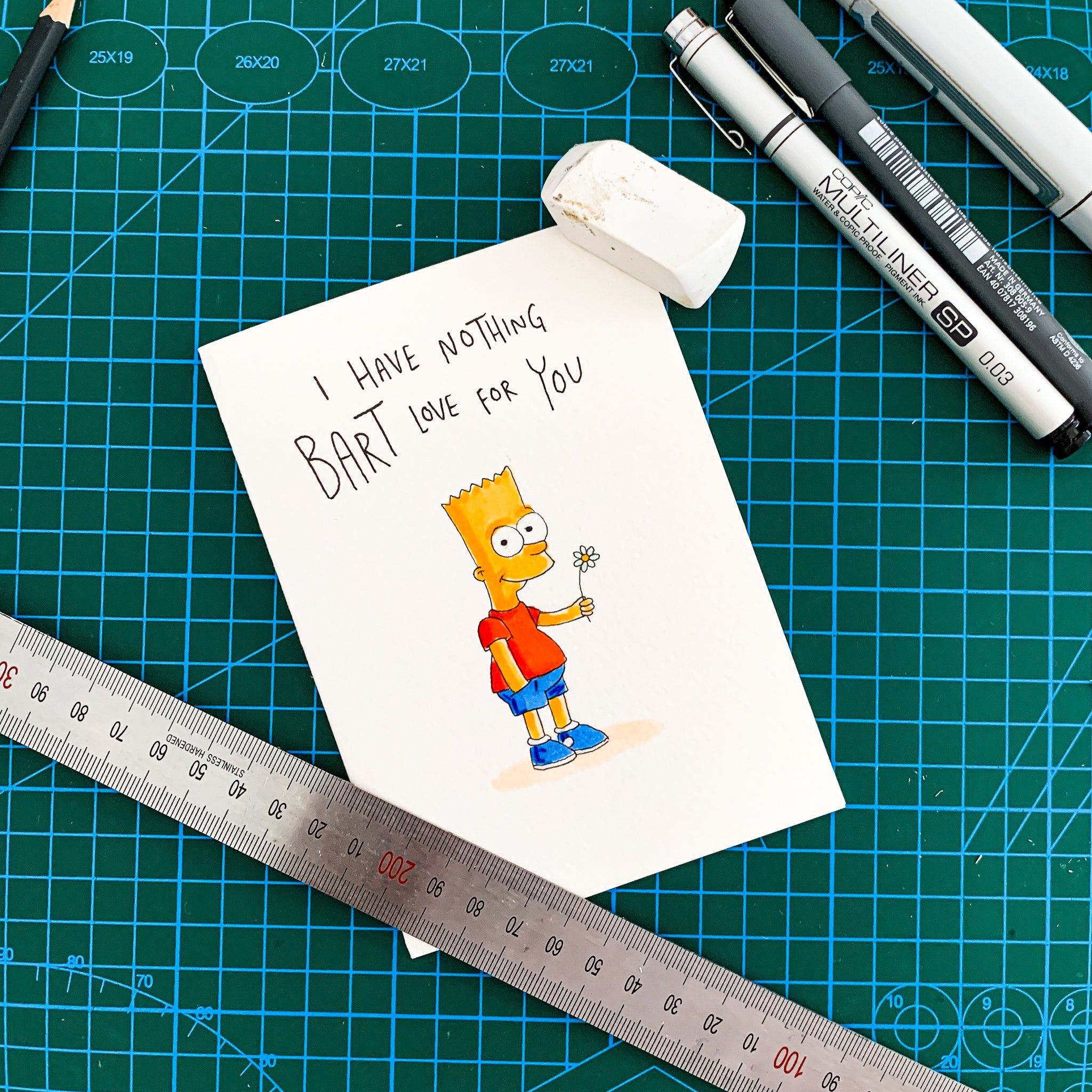 I Have Nothing Bart Love For You - Well Drawn