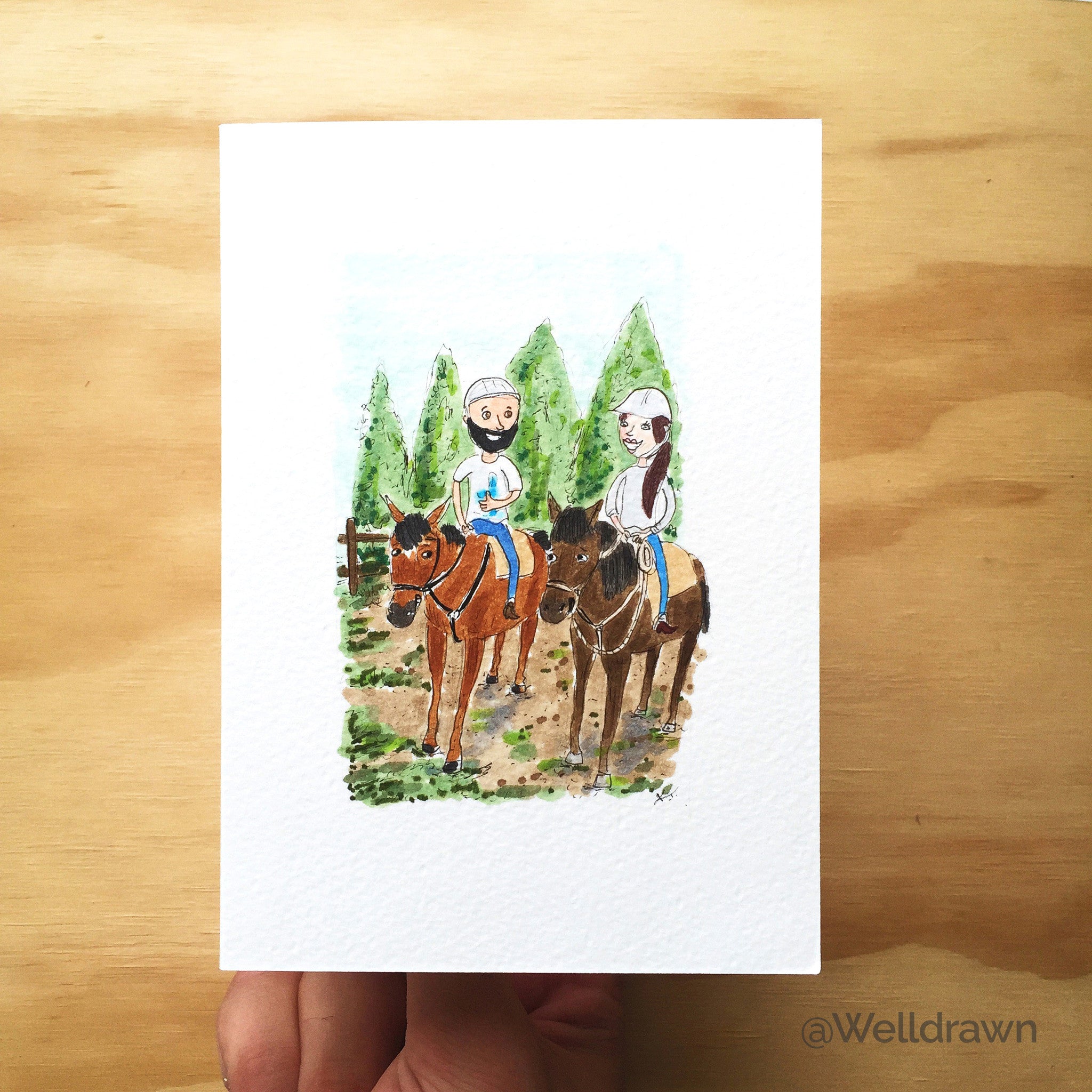 Custom Illustration - A6 - Well Drawn