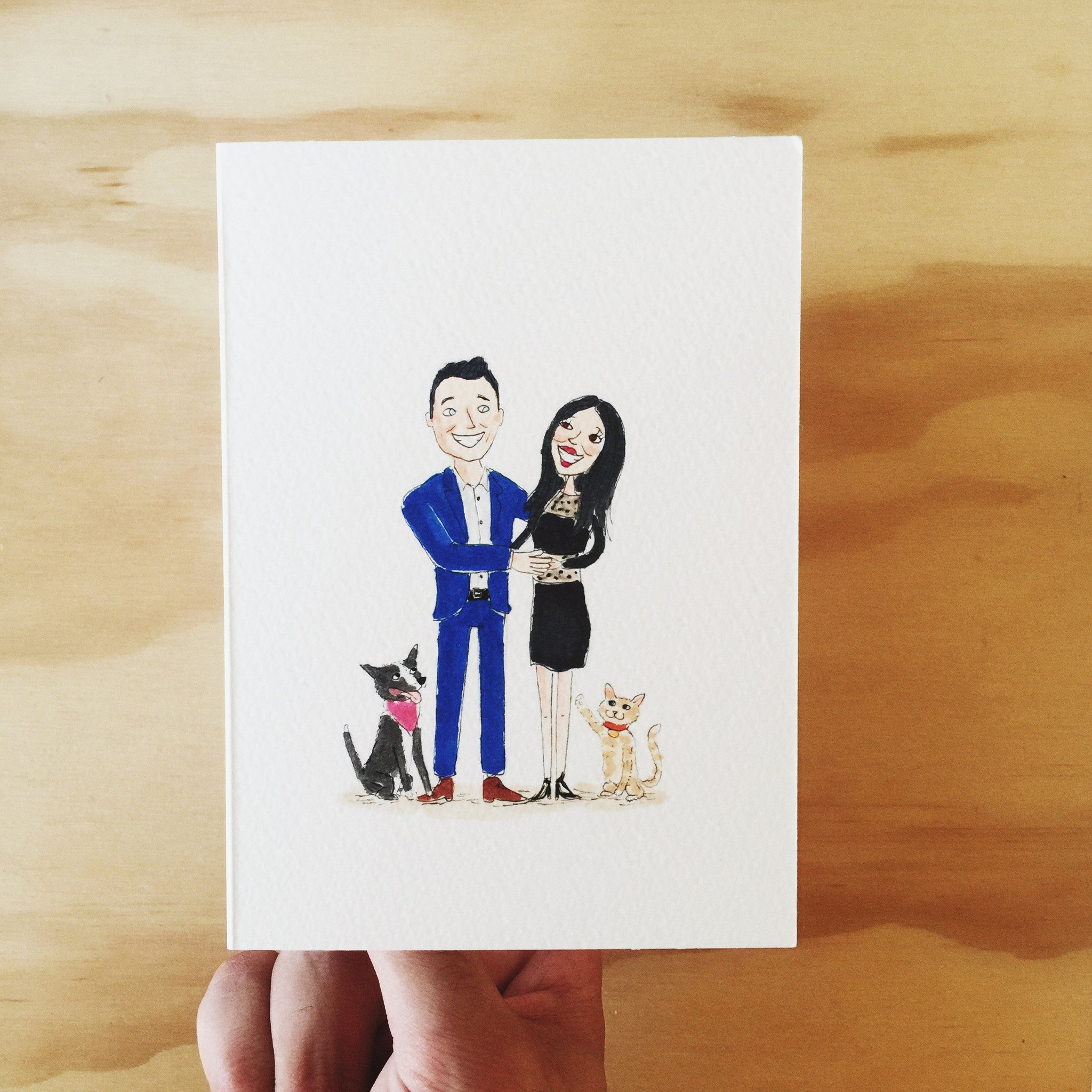 Custom Illustration - A6 - Well Drawn