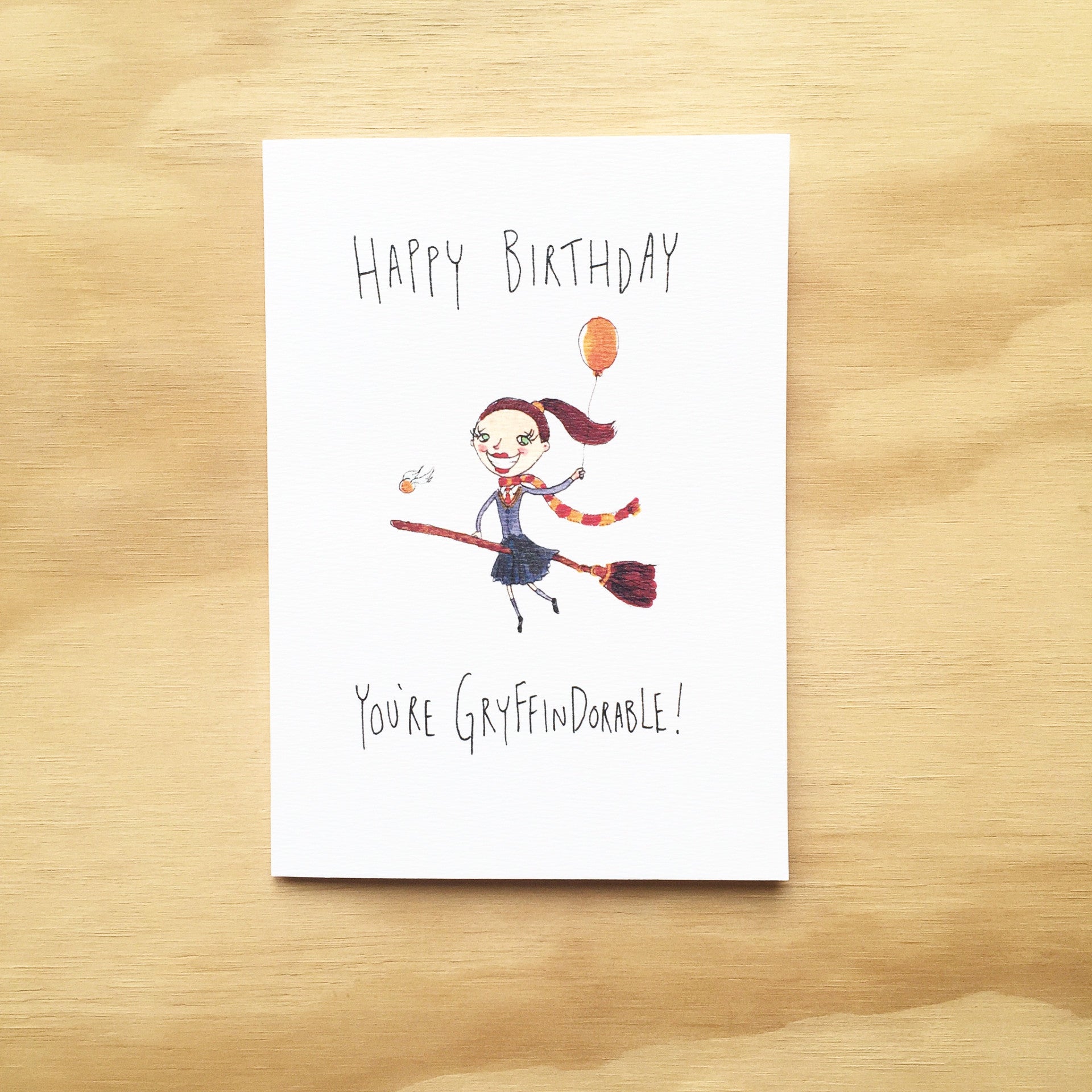 Happy Birthday, You're Gryffindorable - Well Drawn
