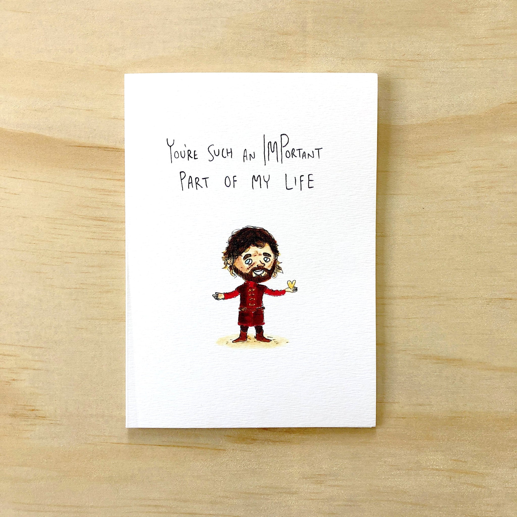 You're Such An IMPortant Part Of My Life | unique card |  lovely card