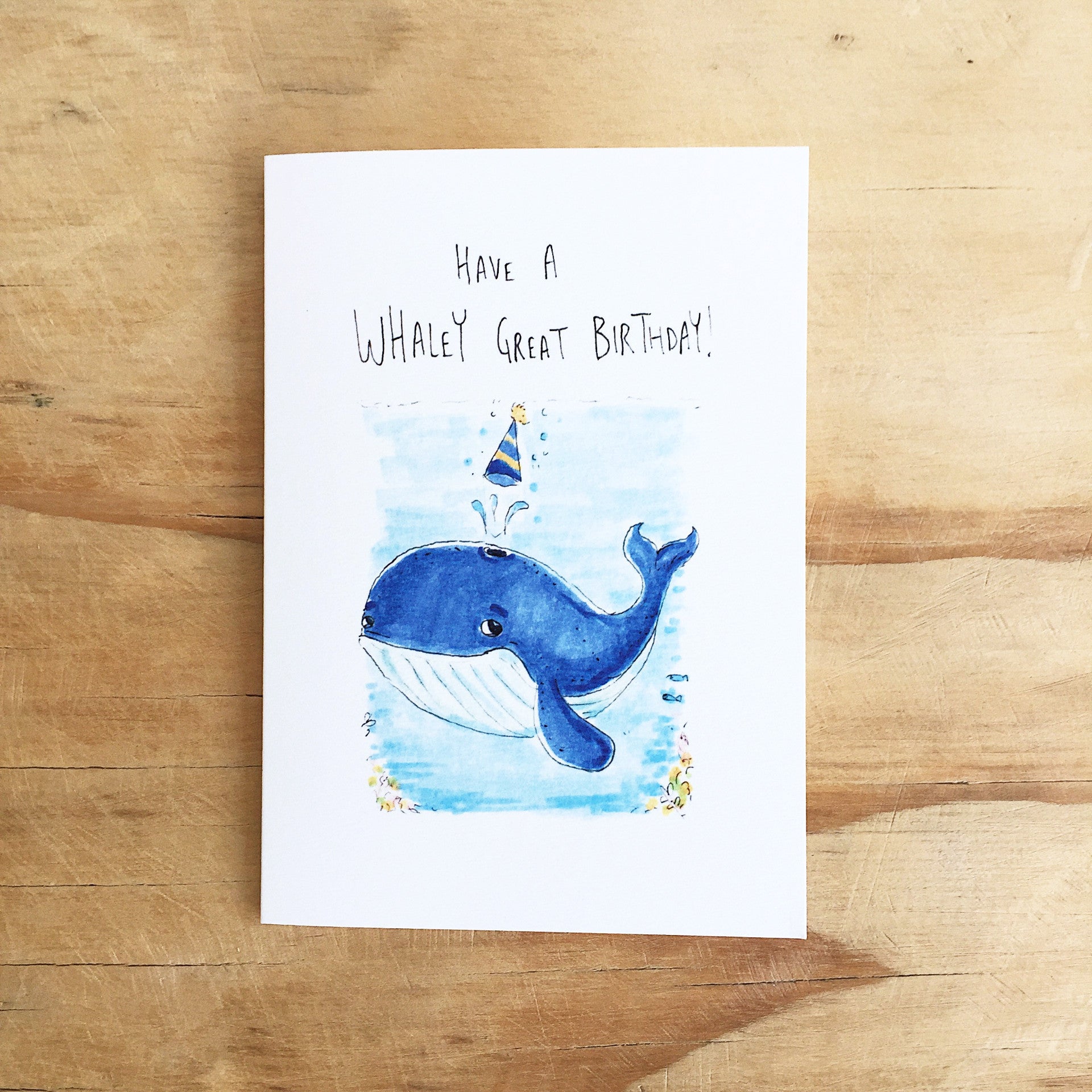 Have a Whaley Great Birthday - Well Drawn