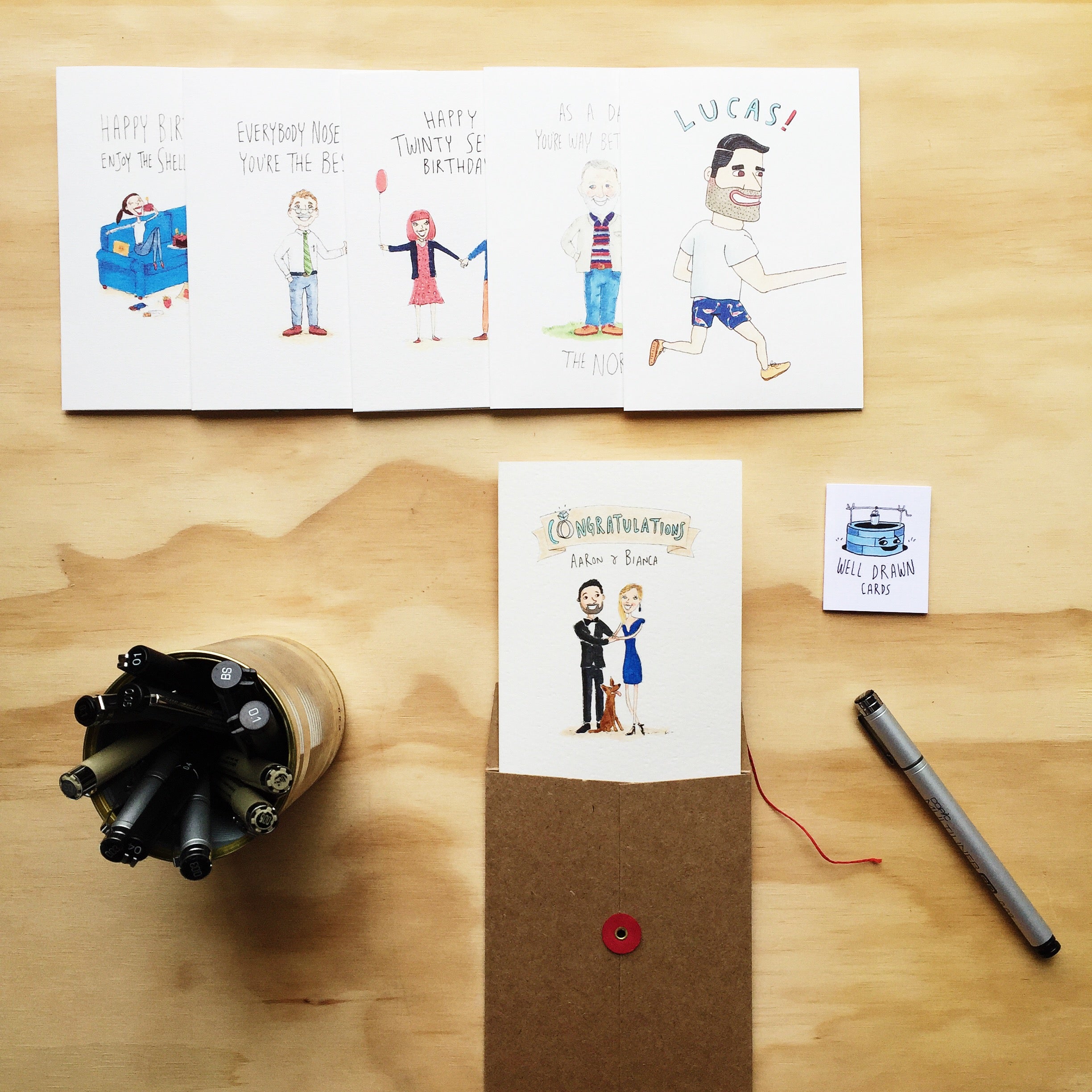 Wholesale and Stockist - Sample Kit (FREE only to potential stockists) - Well Drawn