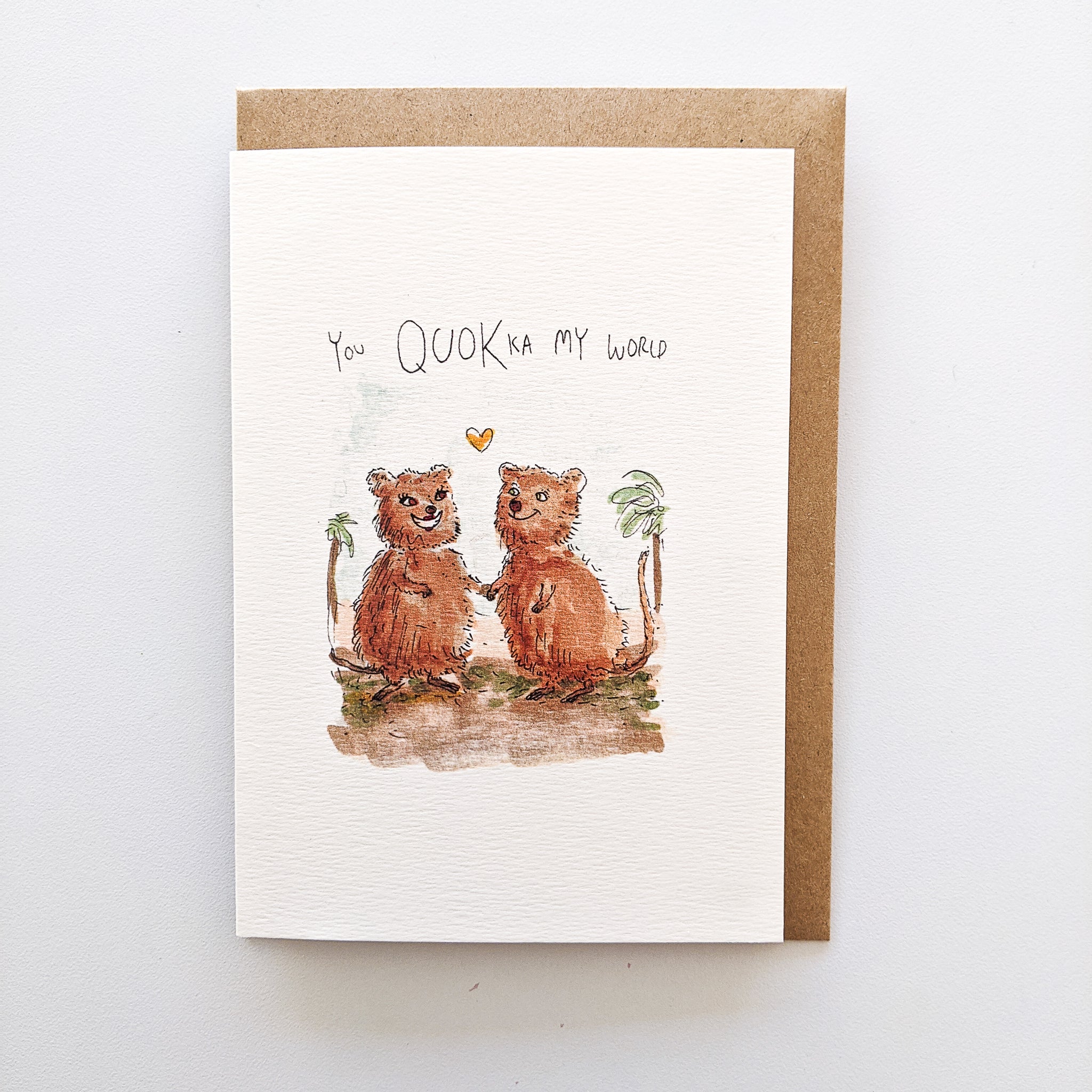  You Quokka My World | lovely card |  hand-made card | cards