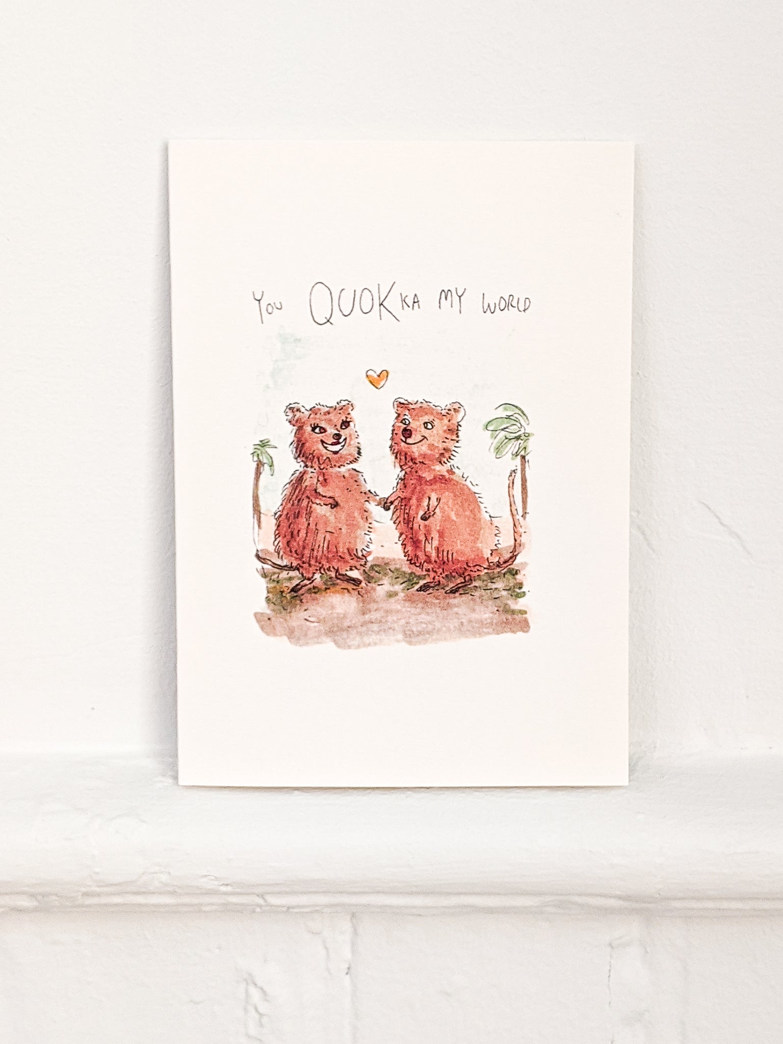  You Quokka My World | lovely card |  hand-made card | cards