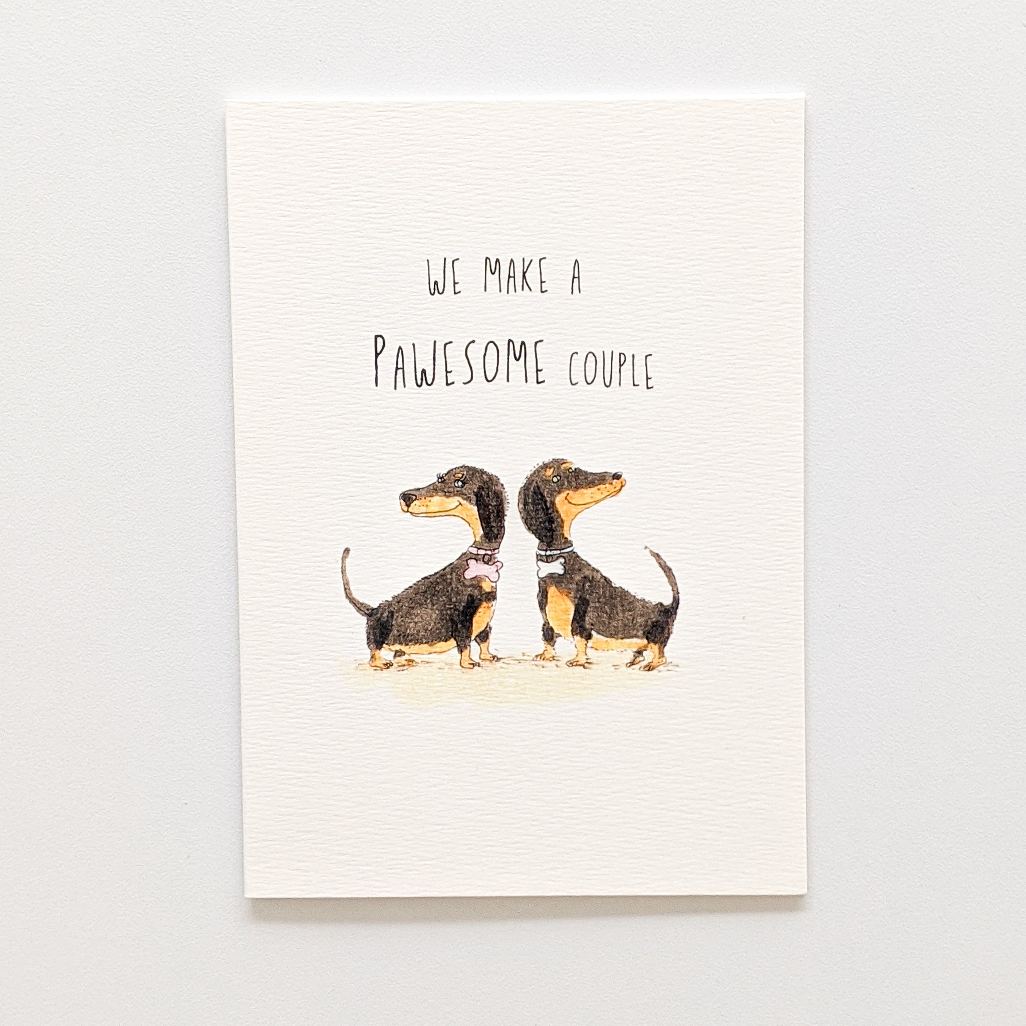 We Make a Pawesome Couple | lovely card | hand-made card | card