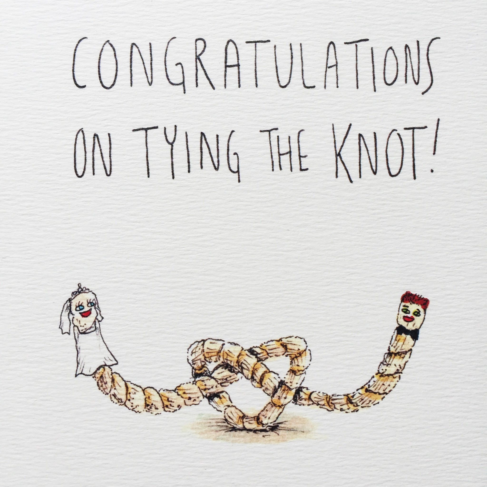Congratulations on Tying The Knot - Well Drawn