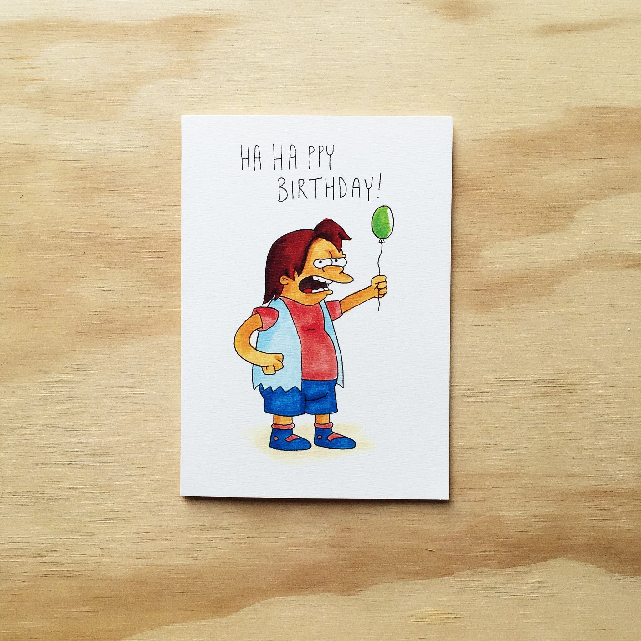Ha Ha ppy Birthday | Unique Card | Well Drawn cards | Wishing Card