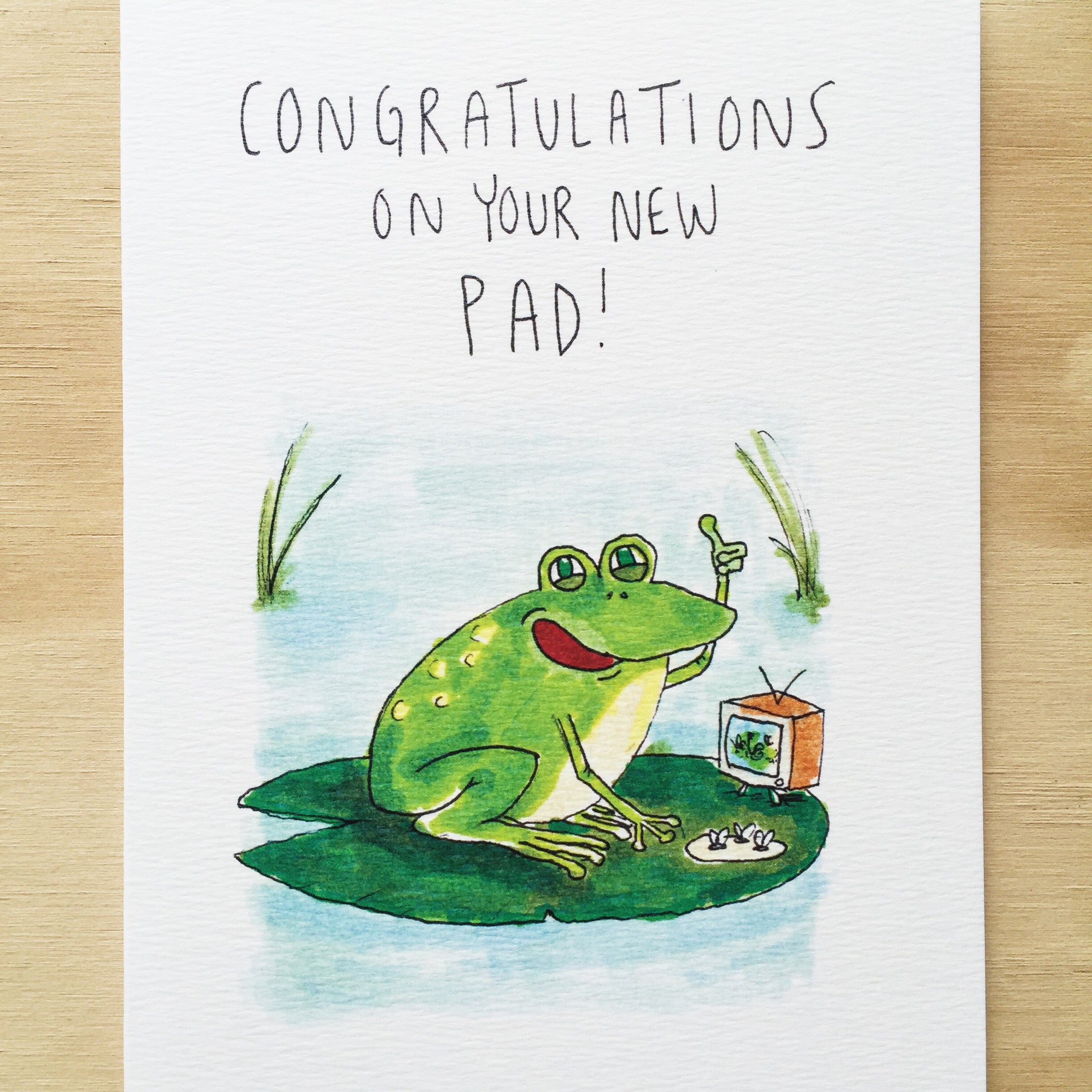 Congratulations On Your New Pad - Well Drawn