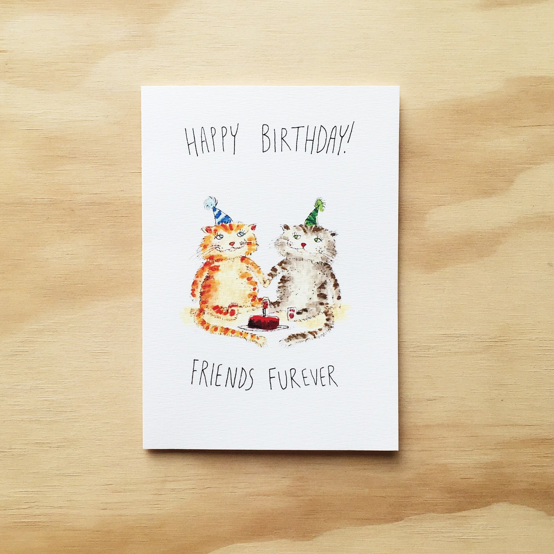 Happy Birthday, Friends Furever | unique card | lovely card | wishing card