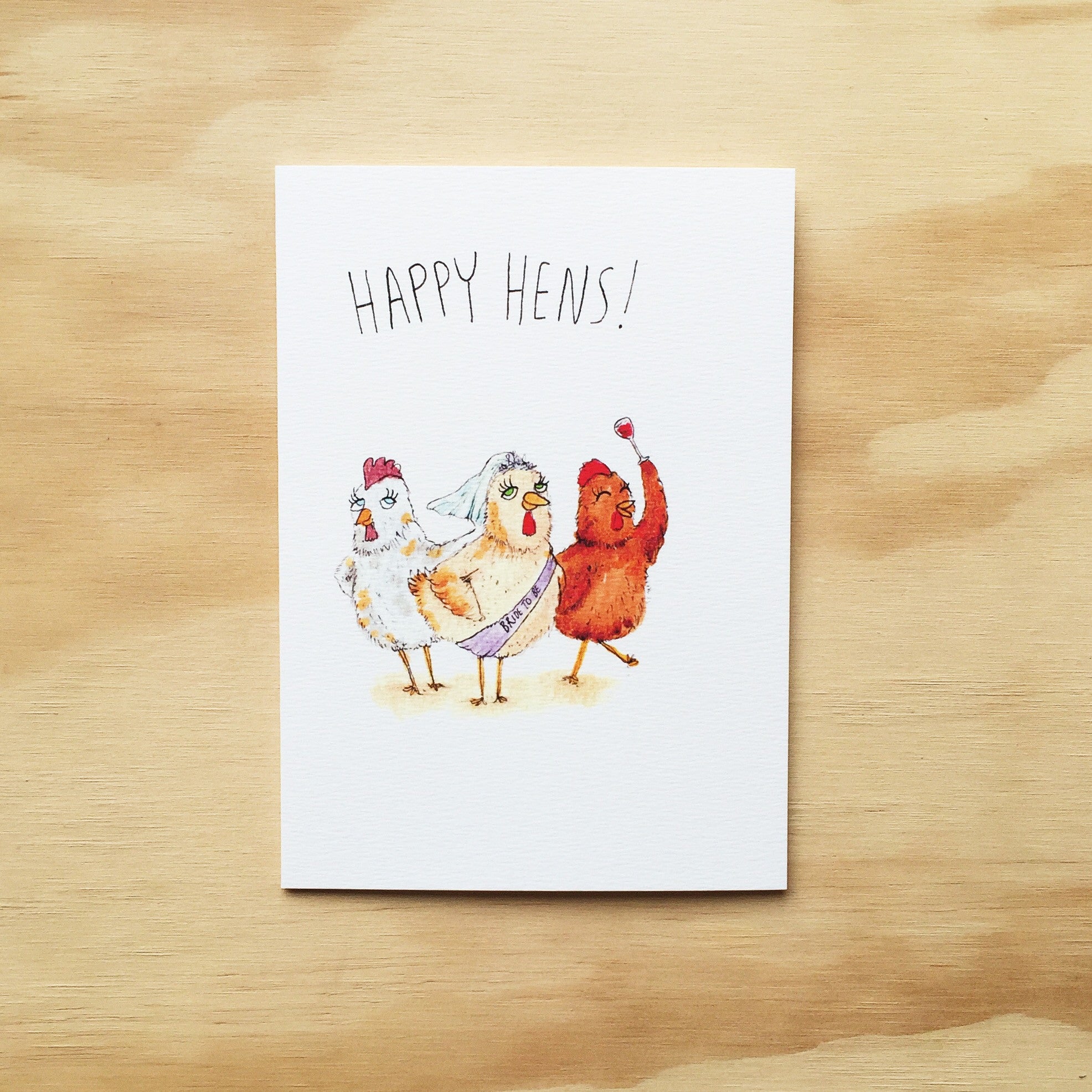 Happy Hens - Well Drawn