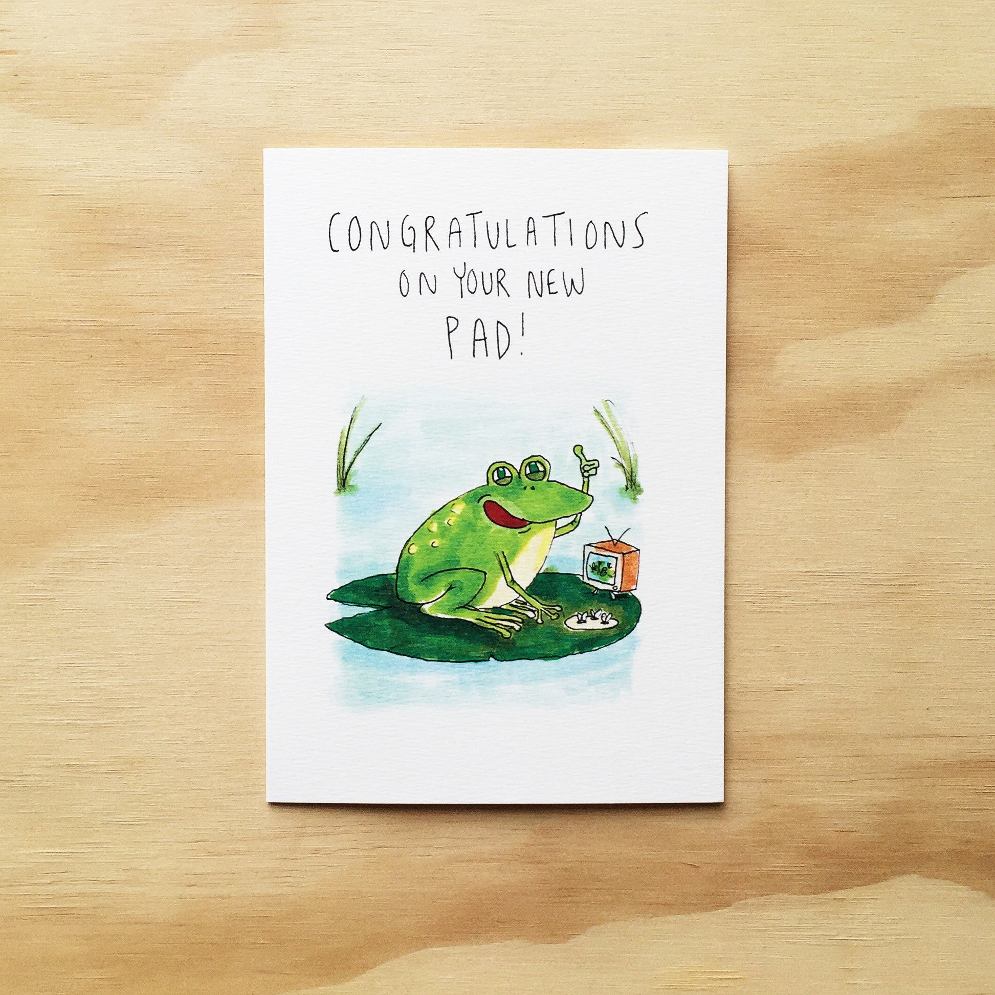 Congratulations On Your New Pad - Well Drawn