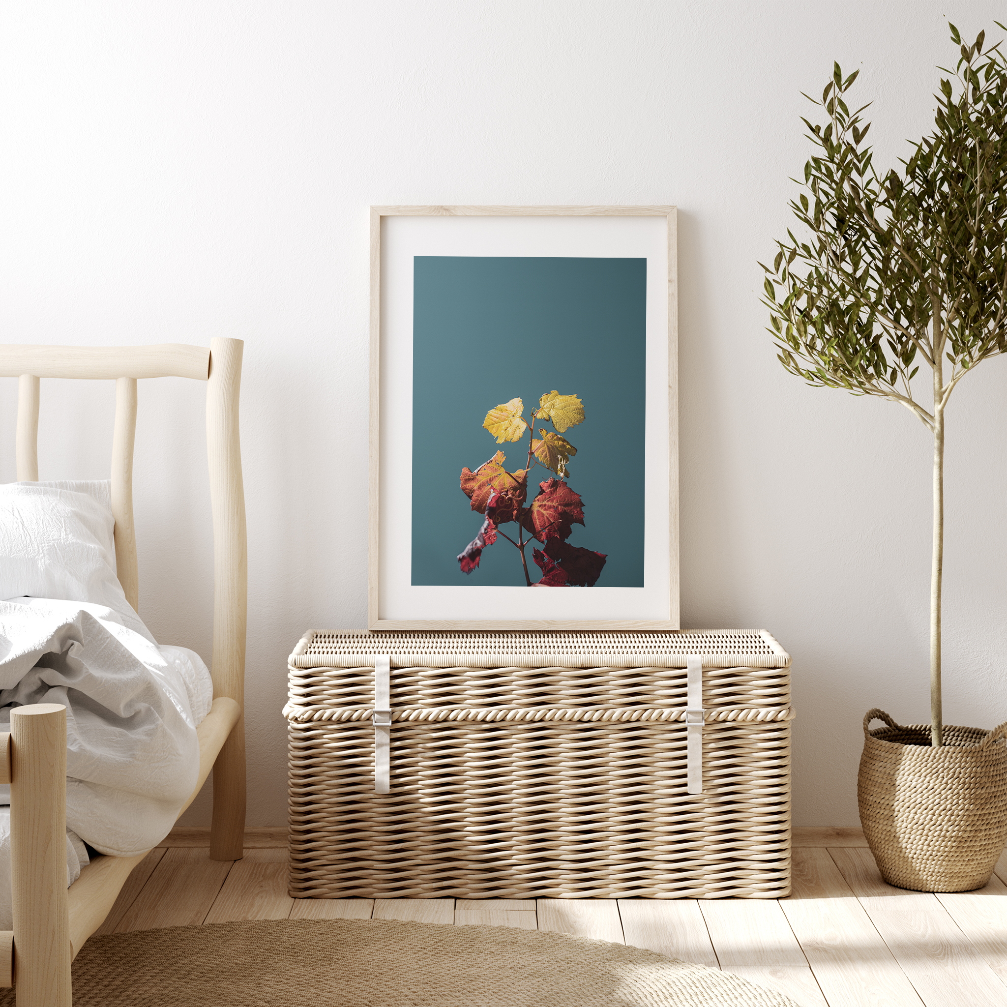 Minimal Calming Leaves- by Ash K - Well Drawn