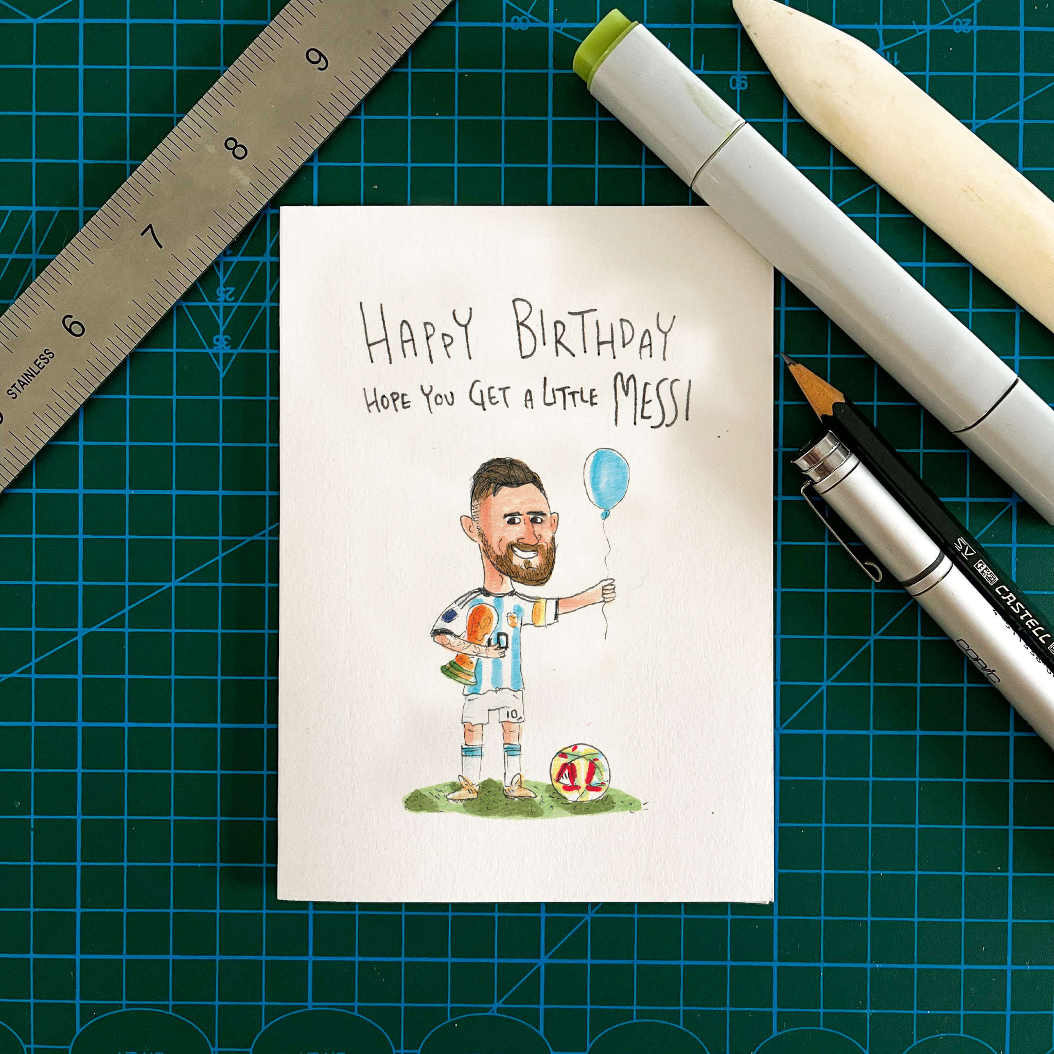 Happy Birthday, hope you get a Little Messi - Football fans