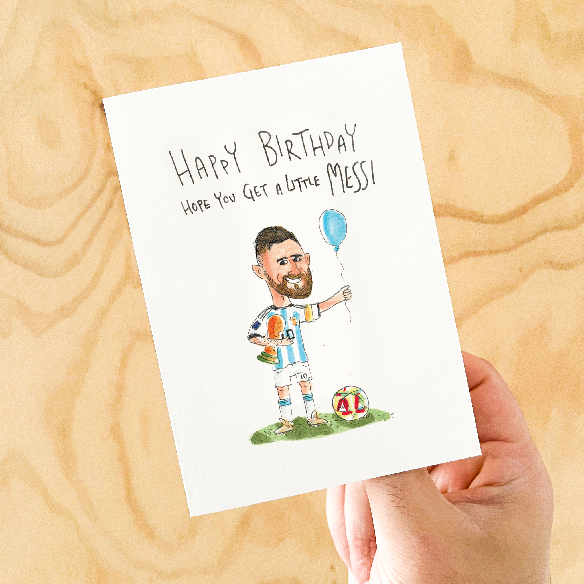 Happy Birthday, hope you get a Little Messi - Football fans