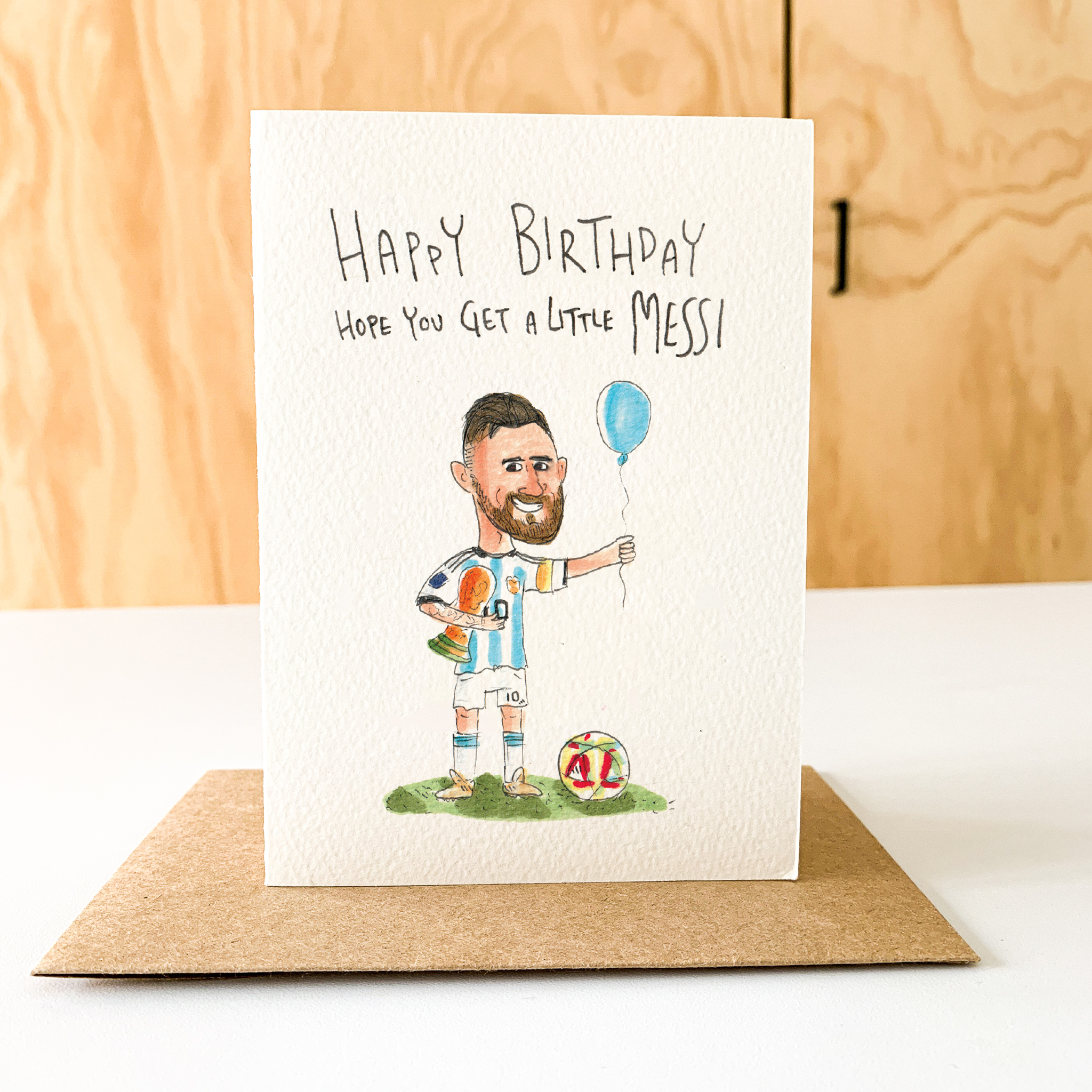 Happy Birthday, hope you get a Little Messi - Football fans