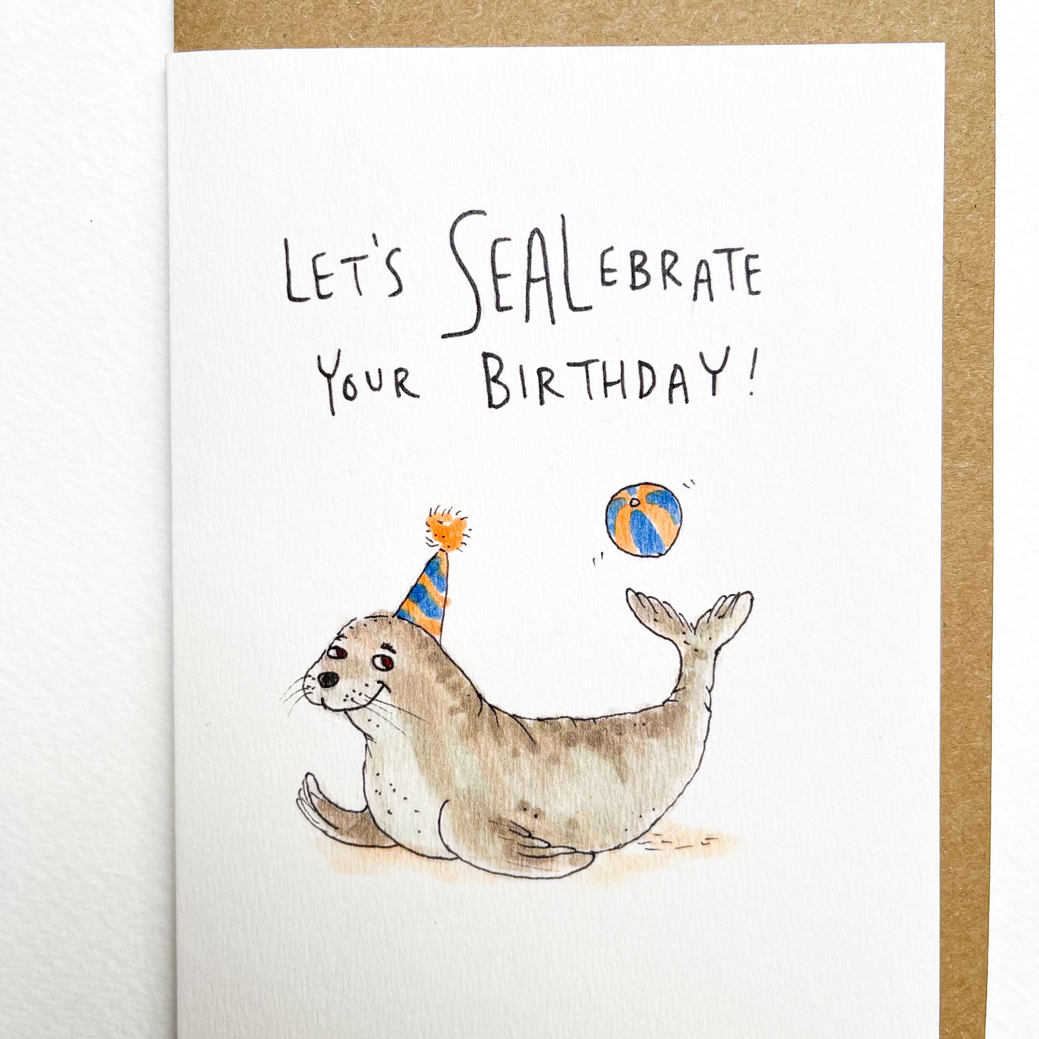 Let's Sealebrate Your Birthday - Well Drawn
