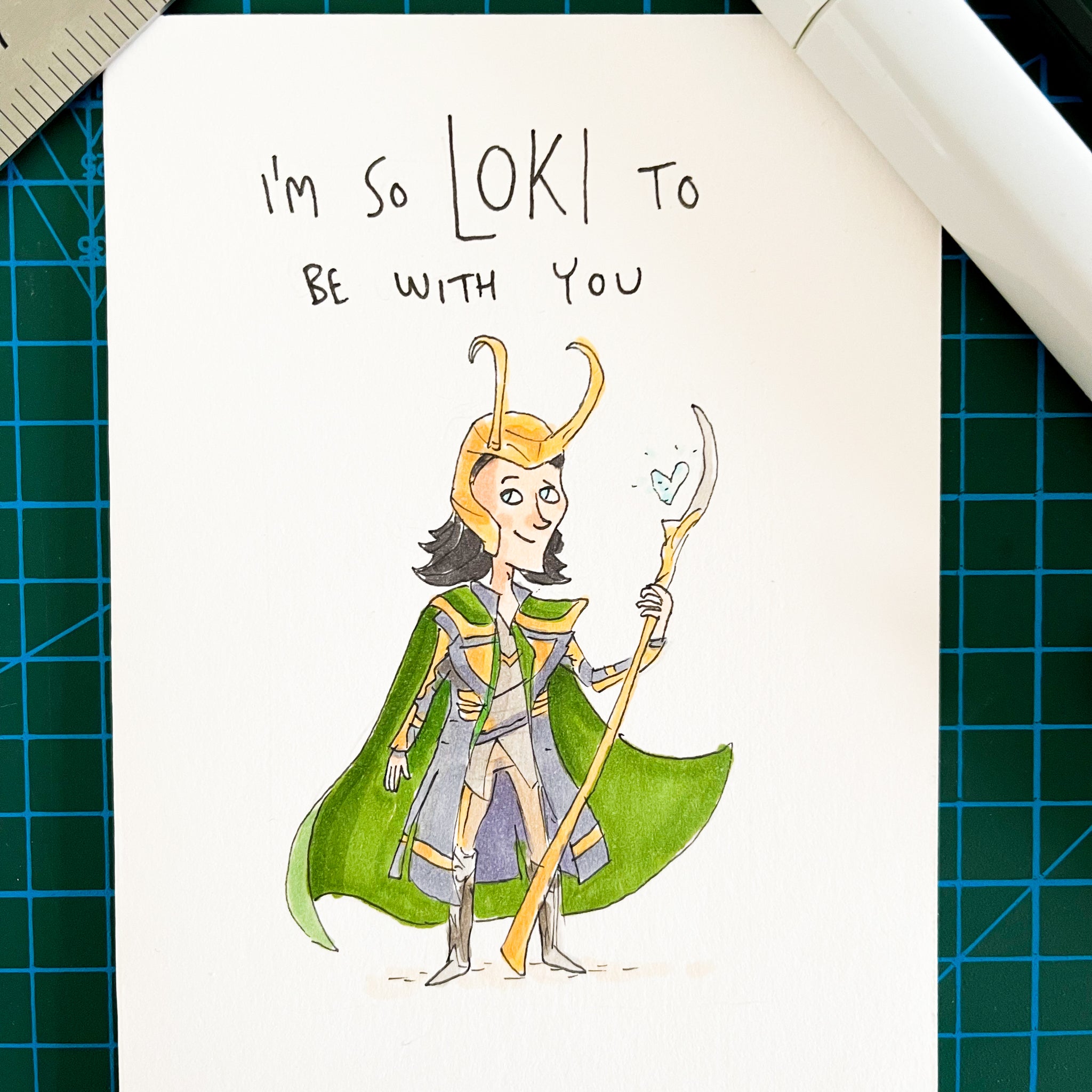 I'm So Loki To Be With You - Well Drawn