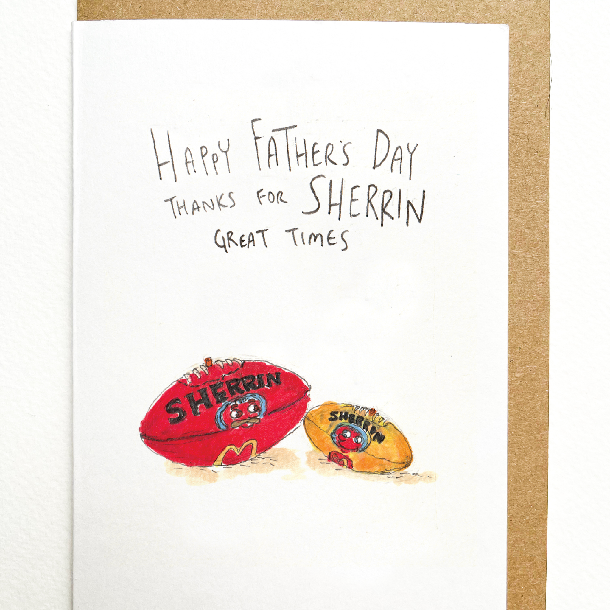 Happy Father's Day, Thanks for Sherrin great times